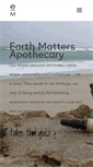 Mobile Screenshot of earthmattersapothecary.com